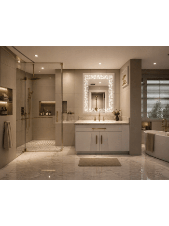 Premium Decorative LED Vanity Mirror with Soft Glow