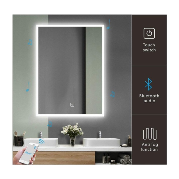 Customized Anti-fog Wall Mounted Mirror