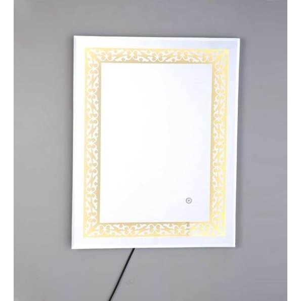 led rectangle wall mirror in blue colour led rectangle wall mirror in blue colour b7vm1o