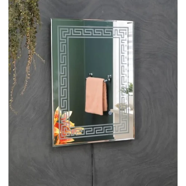 led rectangle wall mirror in blue colour led rectangle wall mirror in blue colour upvjqu