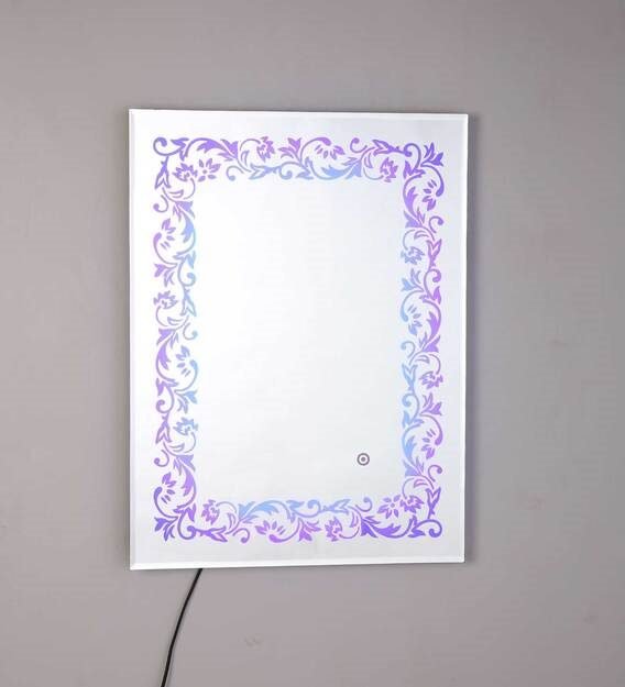 led rectangle wall mirror in blue colour led rectangle wall mirror in blue colour z7lu07