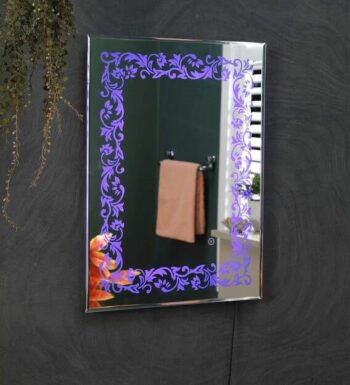 led rectangle wall mirror in blue colour led rectangle wall mirror in blue colour zajgef