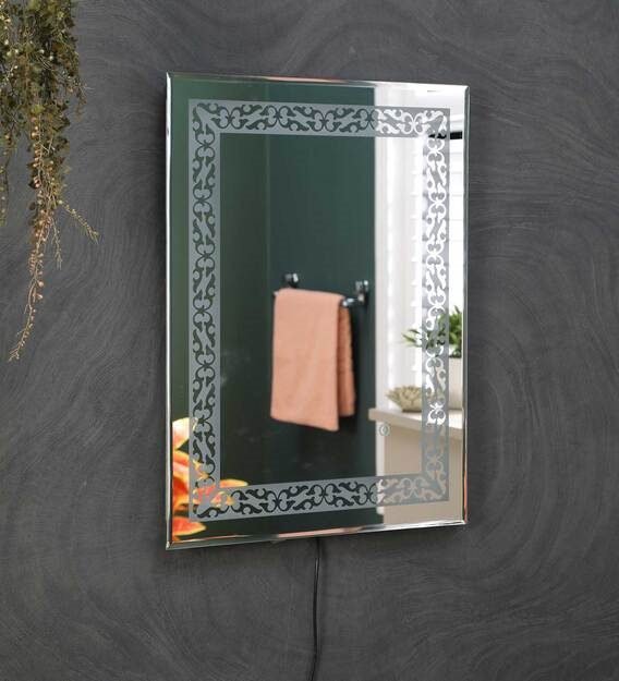 led rectangle wall mirror in blue colour led rectangle wall mirror in blue colour al5ywk