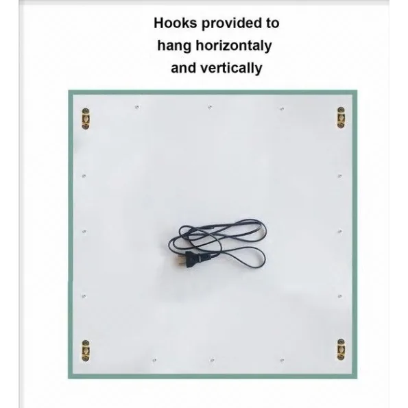 led rectangle wall mirror in silver colour led rectangle wall mirror in silver colour hupt8r