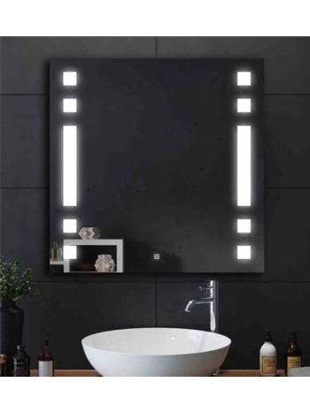 led rectangle wall mirror in silver colour led rectangle wall mirror in silver colour io4srn