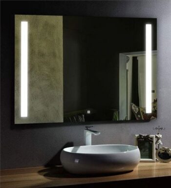 EdgeLit Luxe LED Mirror – Dual Vertical Strip Design for Modern Bathrooms