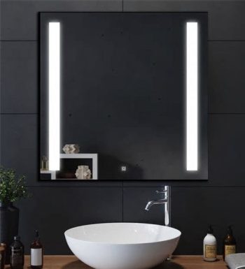 led rectangle wall mirror in silver colour led rectangle wall mirror in silver colour plfwaw