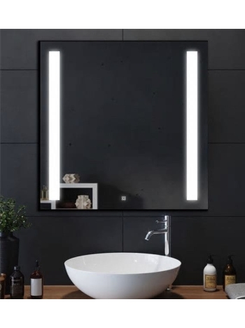 led rectangle wall mirror in silver colour led rectangle wall mirror in silver colour plfwaw
