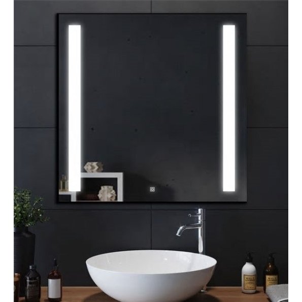 led rectangle wall mirror in silver colour led rectangle wall mirror in silver colour plfwaw