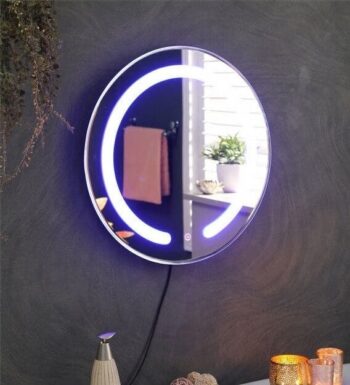 led rectangle wall mirror in white colour led rectangle wall mirror in white colour fkddfn