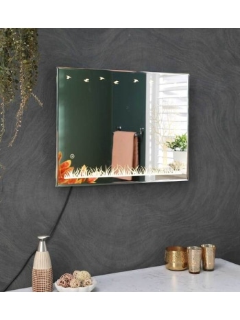 led rectangle wall mirror in white colour led rectangle wall mirror in white colour irem6g
