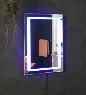 led rectangle wall mirror in white colour led rectangle wall mirror in white colour jeu6as