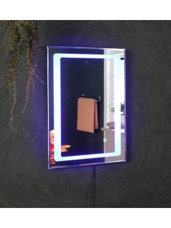 led rectangle wall mirror in white colour led rectangle wall mirror in white colour jeu6as