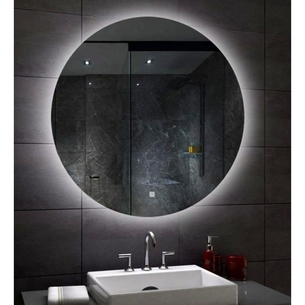 led round wall mirror in silver colour led round wall mirror in silver colour nyer7m