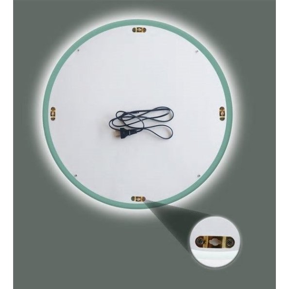 led round wall mirror in silver colour led round wall mirror in silver colour uw4ueb