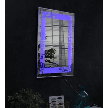 rectangle wall mirror in blue colour rectangle wall mirror in blue colour ghl6ym