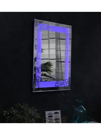 rectangle wall mirror in blue colour rectangle wall mirror in blue colour ghl6ym