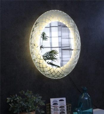 round wall mirror in silver colour round wall mirror in silver colour suon0z