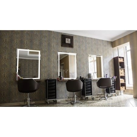 led backlit mirror hair salon lighted mirrors 1