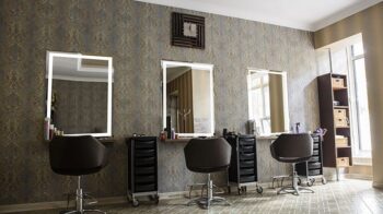 led backlit mirror hair salon lighted mirrors