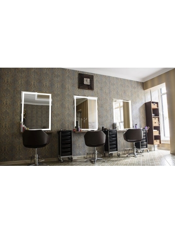 led backlit mirror hair salon lighted mirrors