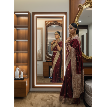 Full-Length LED Mirror with Backlit Frame for Modern Bedrooms 2