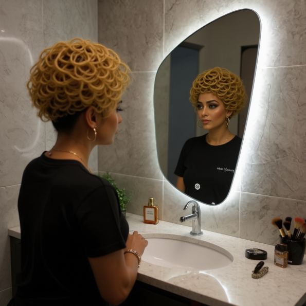Frameless Decorative LED Mirror