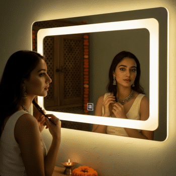 Backlit defogger wash basin LED mirror 1