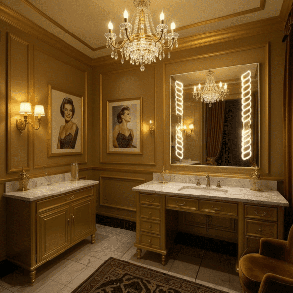Decorative Designer Wash Basin LED Mirror