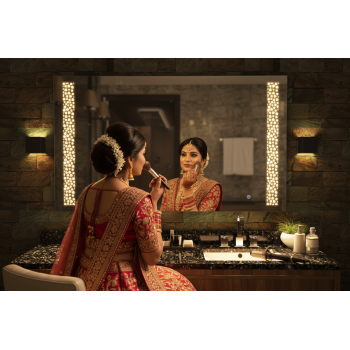 Bathroom Mirror with Anti-Fog & RGB Color-Changing Lights 1