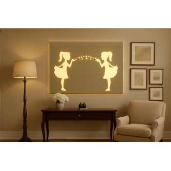 Blow-a-Kiss 2 Designer LED Mirror