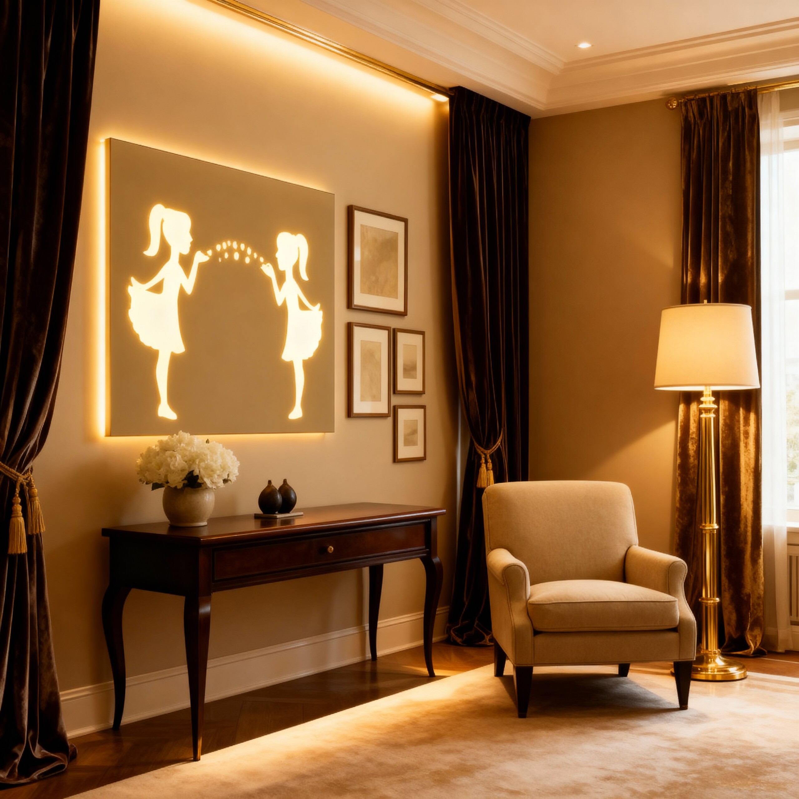 Blow-a-Kiss 2 Designer LED Mirror