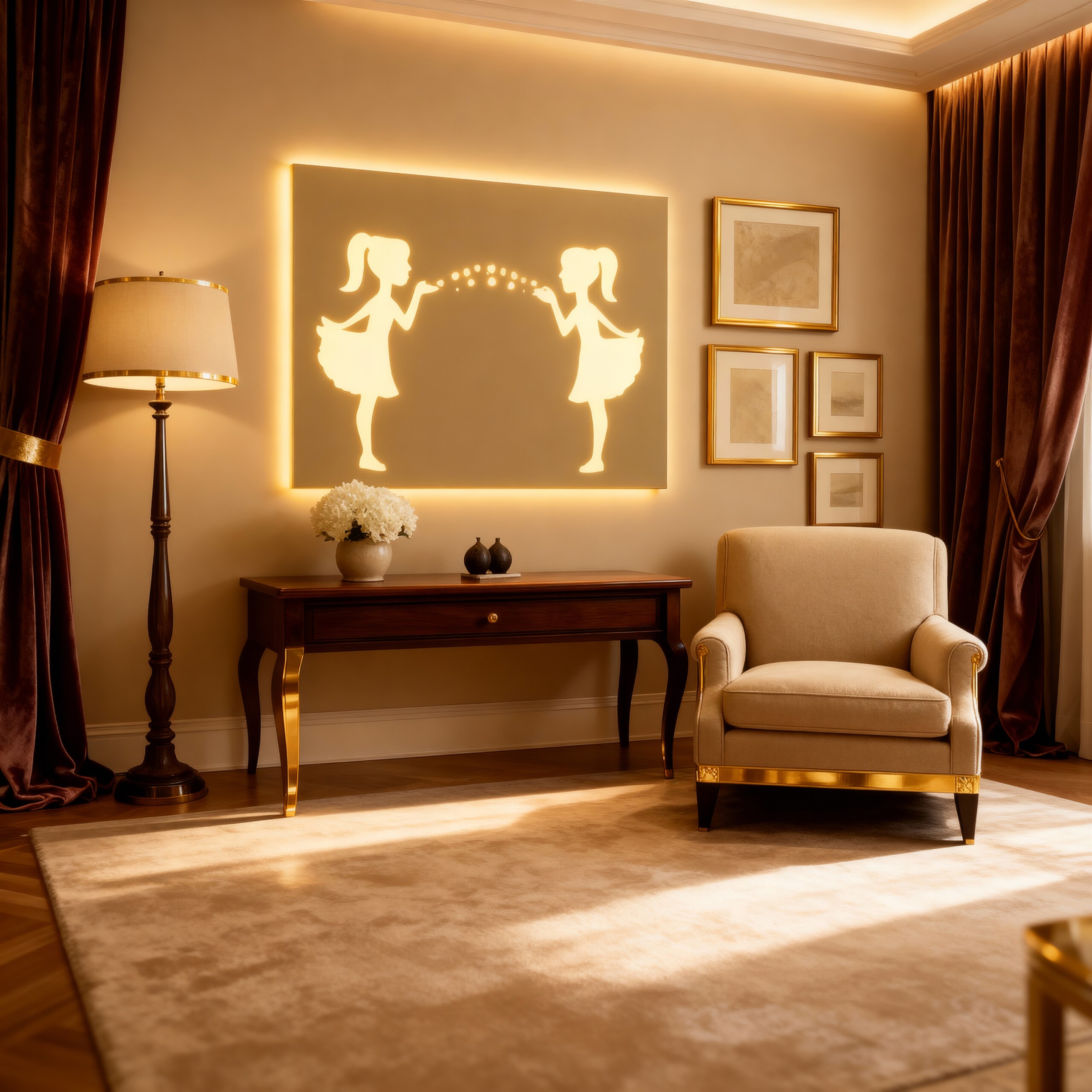 Blow-a-Kiss 2 Designer LED Mirror