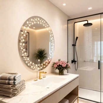 Twinkling Stars LED Bathroom Mirror 9