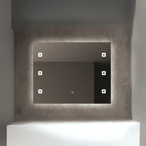 Belgium Style LED Mirror with Frosted Lighting