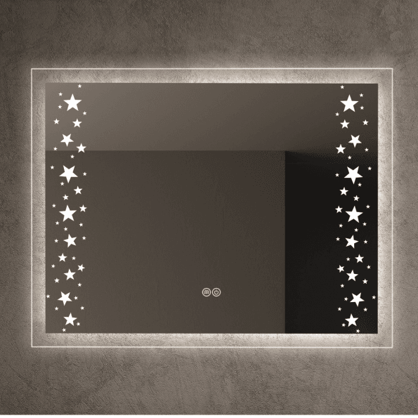Belgium Style LED Mirror with Frosted Lighting