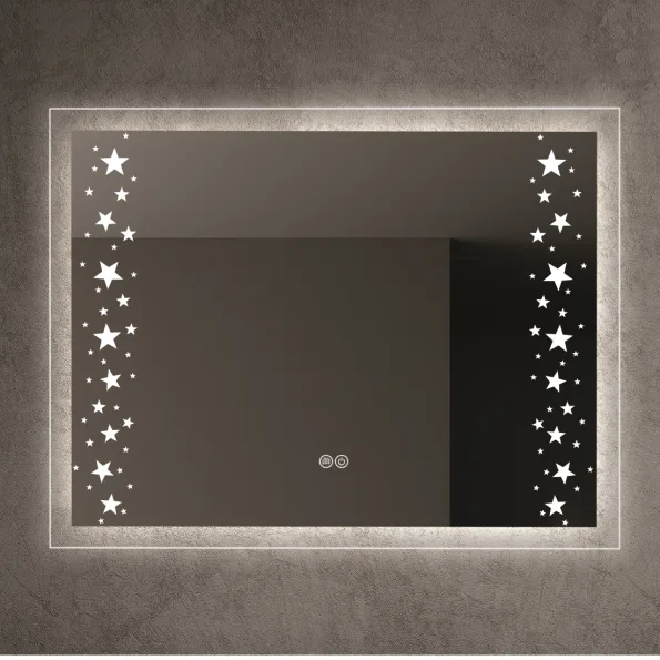 Belgium Style LED Mirror with Frosted Lighting