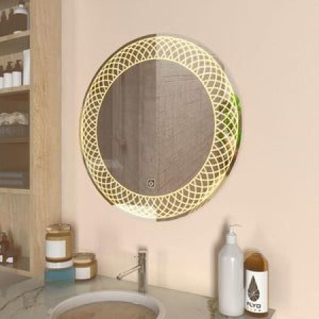 ledmirror modern designed led round bathroom mirror