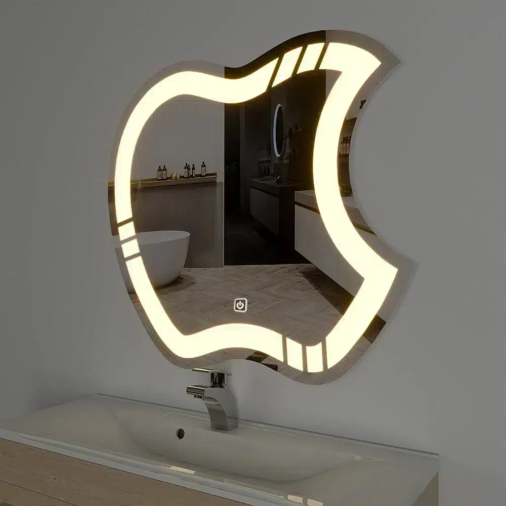 wallmantra mirrors artistic apple led bathroom mirror 32636707668134 1024x1024
