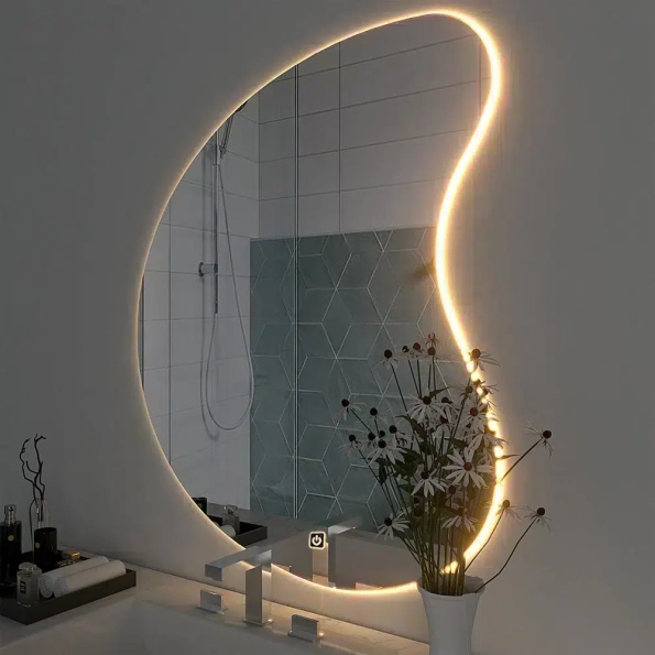 wallmantra mirrors designer organic shaped led bathroom mirror 32636723101862 1024x1024