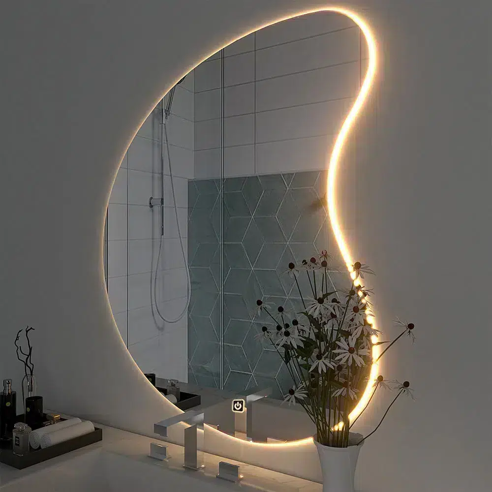 wallmantra mirrors designer organic shaped led bathroom mirror 32636723101862 1024x1024