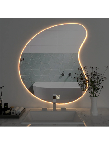wallmantra mirrors designer organic shaped led bathroom mirror 32636723134630 1024x1024