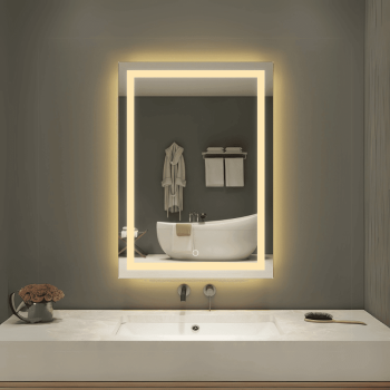 Oval Backlit LED Bathroom Mirror – Modern Illuminated Vanity Mirror with Touch Control