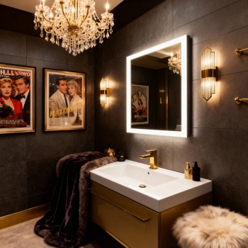 Halo Tall Light Mirror – Vertical LED Backlit Mirror for Modern Interiors 1