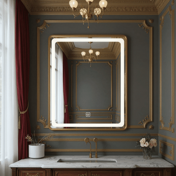 Interior Light Mirror – Modern LED Wall Mirror for Stylish Spaces