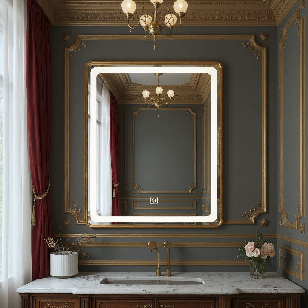 Interior Light Mirror – Modern LED Wall Mirror for Stylish Spaces