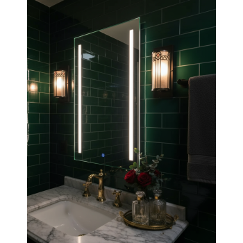 Modern LED Washroom Mirror with Anti-Fog & Backlight 2