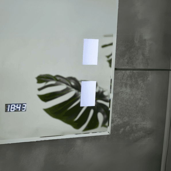 Cube Light Mirror – Modern LED Geometric Mirror for Contemporary Spaces