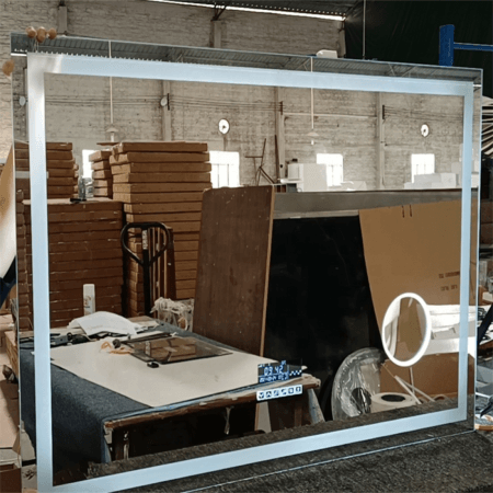 Luxury Hotel Mirror with LED Lighting - Premium Bathroom Mirror for Hospitality