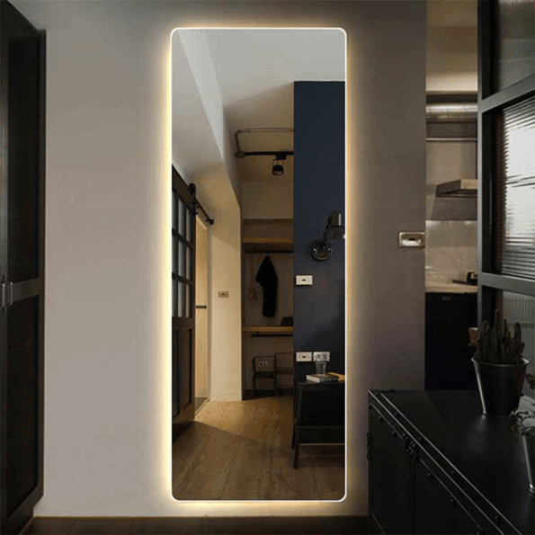 Office Lighted LED Mirror – Modern Illuminated Mirror for Workspaces (Multiple Sizes)